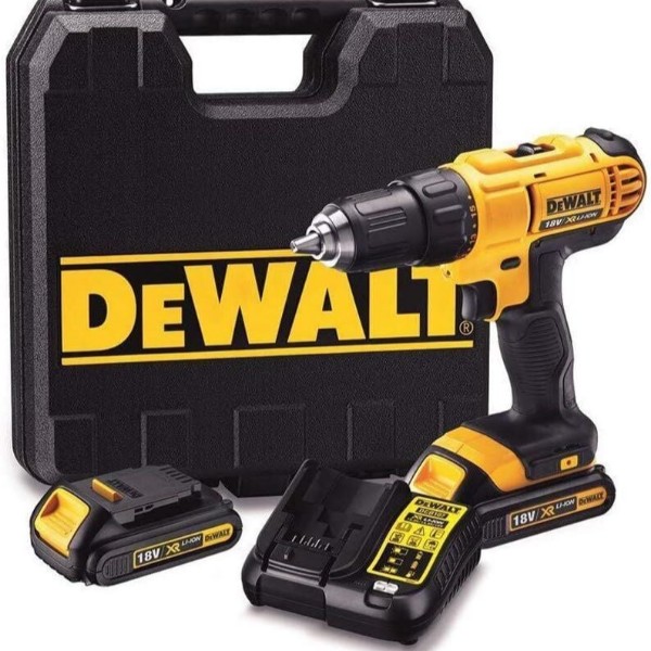 Dewalt DCD771 S2 18V 1.5Ah Çift Bataryalı Darbesiz Vidalama Matkap