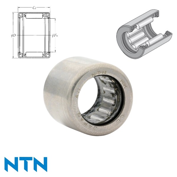 NTN HK LL SERİSİ İĞNELİ RULMANLAR