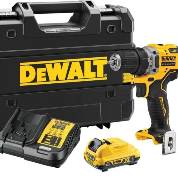 Dewalt DCD701D2-QW 12V Çift Bataryalı Kömürsüz Vidalama Matkap