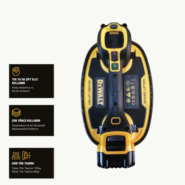 Dewalt DCE 590 N-XJ Grabo Vakumlu Taşıyıcı ( Tek Makine )